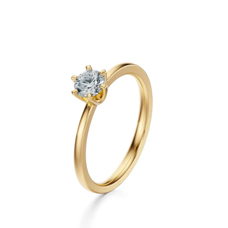 Pierścionek diament